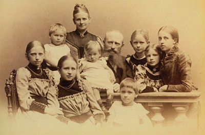 Familie Lassen, Flensburg um 1892