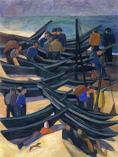 Boote am Strand, 1927