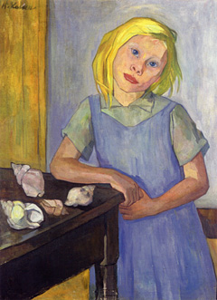 Hilma mit Muscheln, 1933 